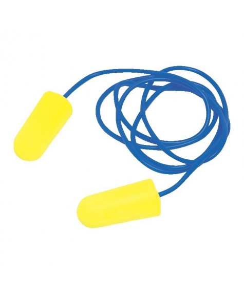 Boîte de 250 paires de bouchons d'oreille cordés jetables EARsoft™ NEON - 3M