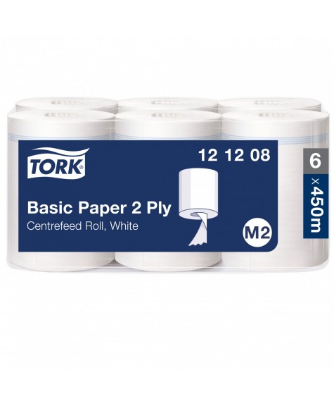 6 bobines de papier essuyage usages courants Tork M2 - Tork