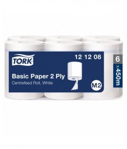 6 bobines de papier essuyage usages courants Tork M2 - Tork