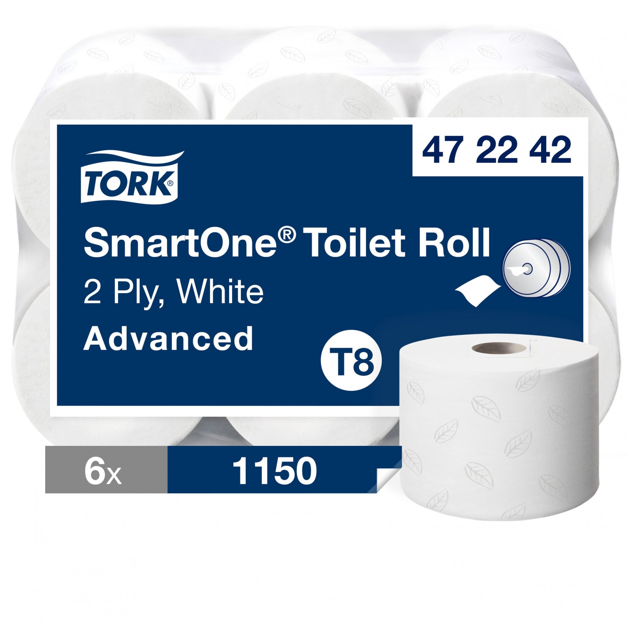 6 rouleaux de papier toilette Smartone® 1150F - Tork