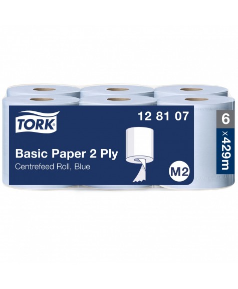 6 bobines de papier essuyage basic - Tork
