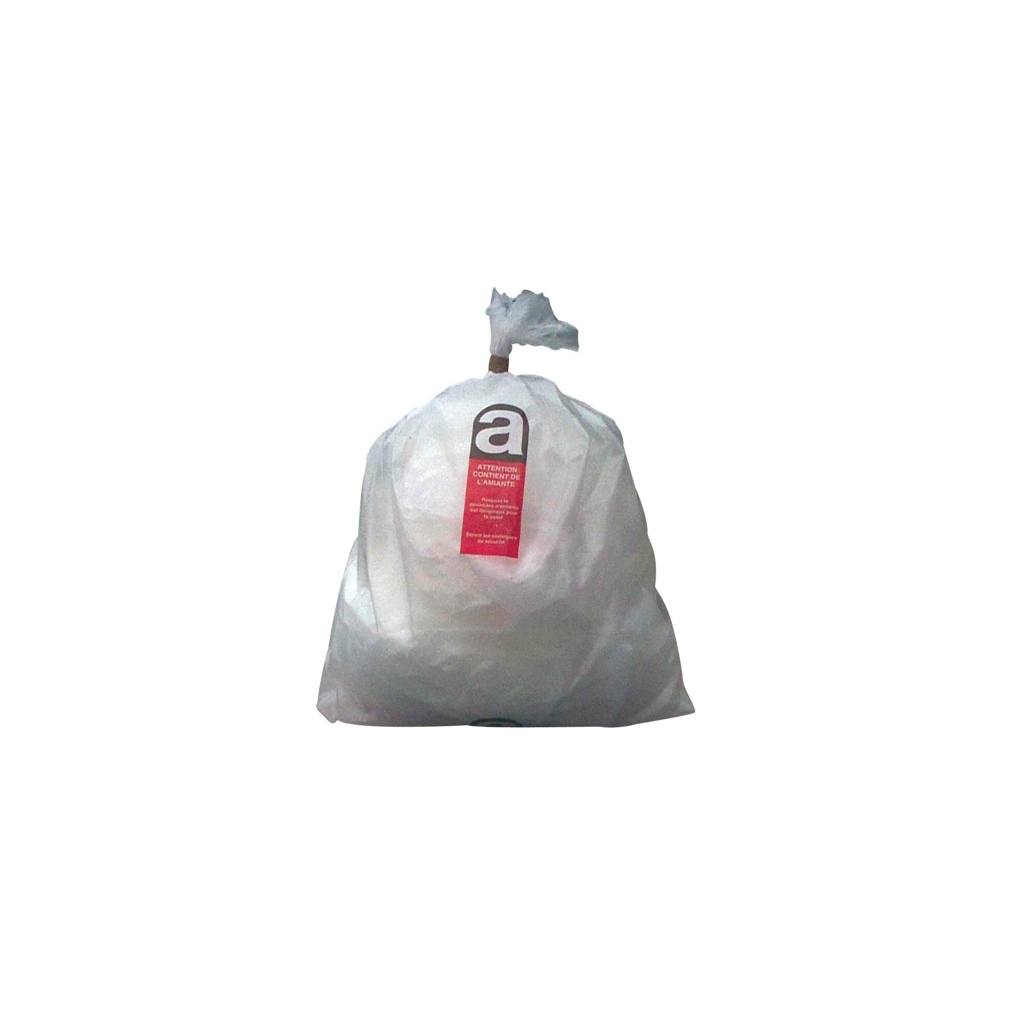 20 sacs à déchets avec marquage amiante - LM Plastiques