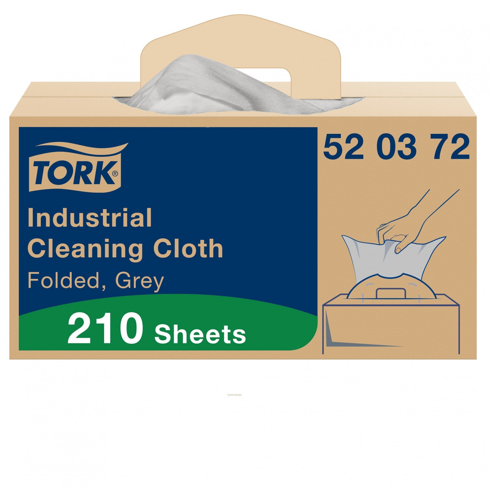 Boîte distributrice de 210 chiffons de nettoyage non tissés multi-usages - Tork