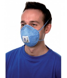 Boîte de 20 masques jetables coques anti-odeur avec soupape 9926 FFP2 - 3M - Masques jetables - 2