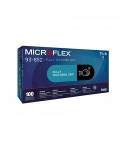 Boîte de 100 gants Microflex 93-852® non poudrés sans silicone à usage unique - Ansell - Gants Nitrile - 8