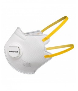 Boîte de 20 masques jetables pliables anti-poussière avec soupape 2111 FFP1 - HONEYWELL