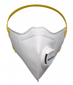 Boîte de 20 masques jetables pliables anti-poussière avec soupape 2111 FFP1 - HONEYWELL - Masques jetables - 2