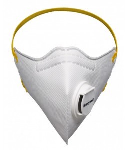Boîte de 20 masques jetables pliables anti-poussière avec soupape 2111 FFP1 - HONEYWELL - Masques jetables - 2