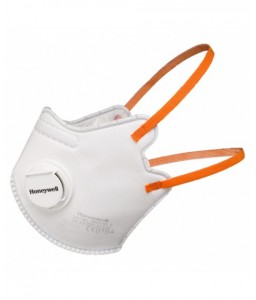 Boîte de 20 masques jetables pliables anti-poussière avec soupape 2311 FFP3 - HONEYWELL