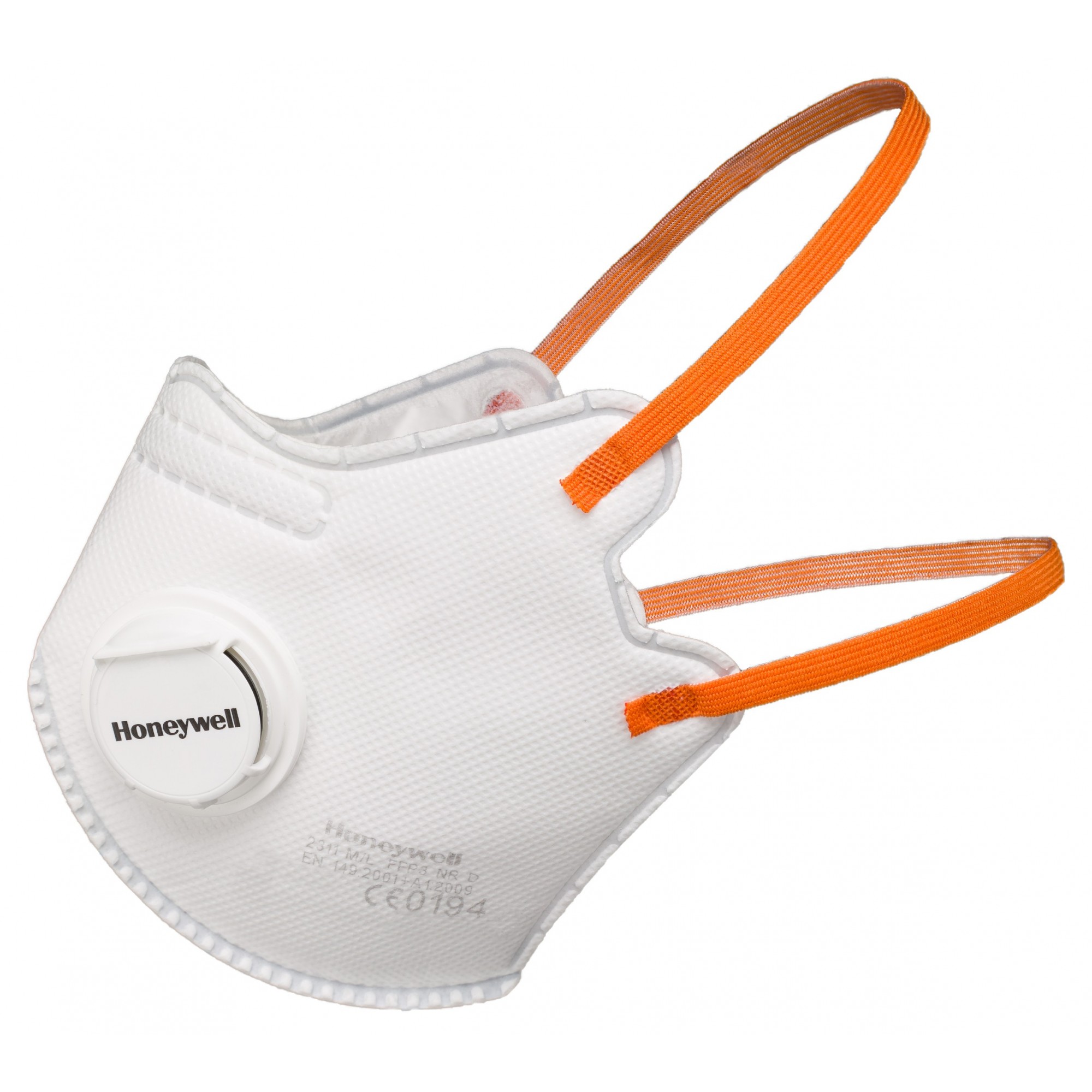 Boîte de 20 masques jetables pliables anti-poussière avec soupape 2311 FFP3 - HONEYWELL
