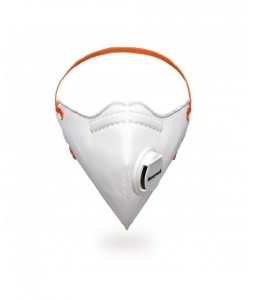 Boîte de 20 masques jetables pliables anti-poussière avec soupape 2311 FFP3 - HONEYWELL - Masques jetables - 2