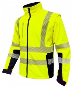 SOFTSHELL HAUTE VISIBILITE TREGANA RECYCLEE 3 COUCHES - Sécuritop - SECURITOP - Vêtements haute-visibilité - 2