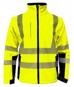 SOFTSHELL HAUTE VISIBILITE TREGANA RECYCLEE 3 COUCHES - Sécuritop - SECURITOP - Vêtements haute-visibilité - 4
