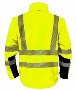SOFTSHELL HAUTE VISIBILITE TREGANA RECYCLEE 3 COUCHES - Sécuritop - SECURITOP - Vêtements haute-visibilité - 5