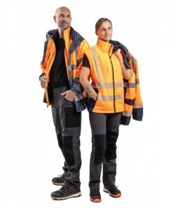 SOFTSHELL HAUTE VISIBILITE TREGANA RECYCLEE 3 COUCHES - Sécuritop - SECURITOP - Vêtements haute-visibilité - 7