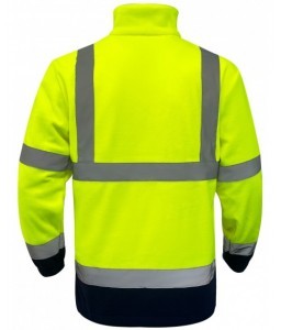 Polaire Haute-visibilité Liverpool recyclée - Sécuritop - SECURITOP - Vêtements haute-visibilité - 6