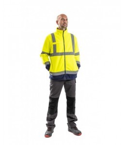 Polaire Haute-visibilité Liverpool recyclée - Sécuritop - SECURITOP - Vêtements haute-visibilité - 8