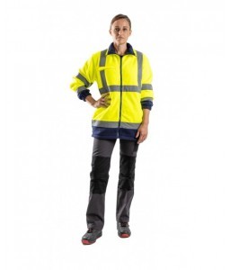 Polaire Haute-visibilité Liverpool recyclée - Sécuritop - SECURITOP - Vêtements haute-visibilité - 10
