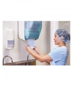 PAPIER ESS 1 PLI BLEU W6 (X6) - TORK - Ouate - 3