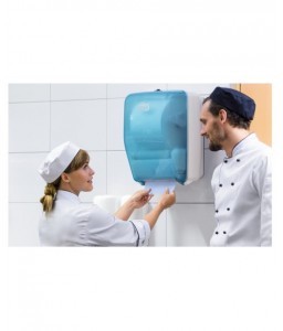 PAPIER ESS 1 PLI BLEU W6 (X6) - TORK - Ouate - 5