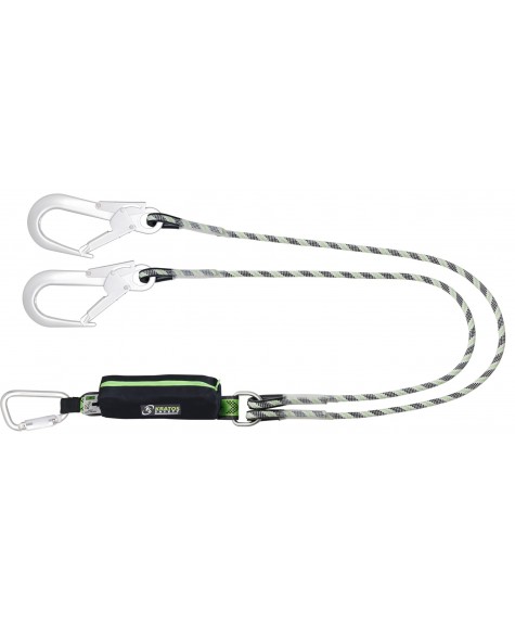 LONGE FOURCHE ABSORBEUR 1M50 - KRATOS SAFETY