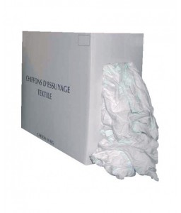 CHIFFON BLANC TISSE FIN COTON - COMPAS