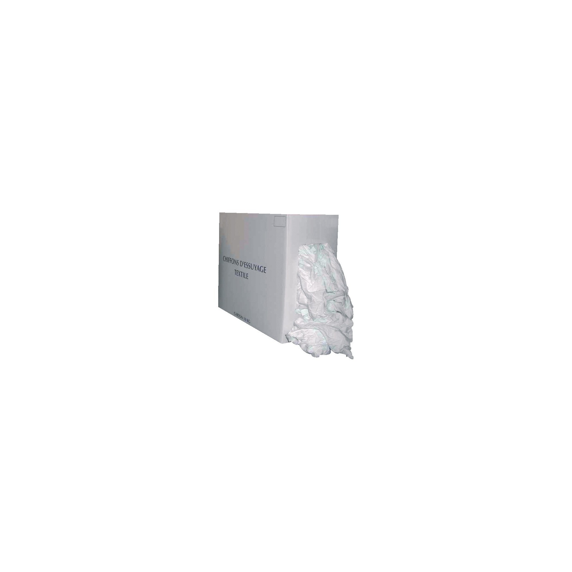 CHIFFON BLANC TISSE FIN COTON - COMPAS