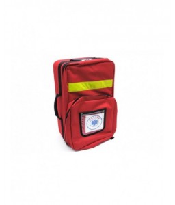 Sac à dos de premiers secours vide rouge