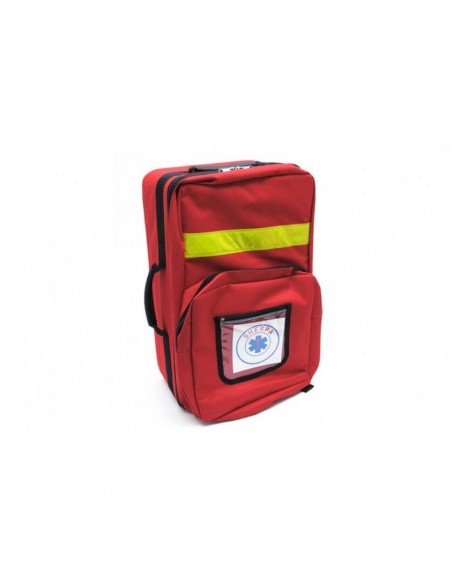 Sac à dos de premiers secours vide rouge