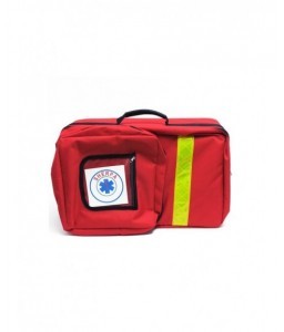 Sac à dos de premiers secours vide rouge - 4