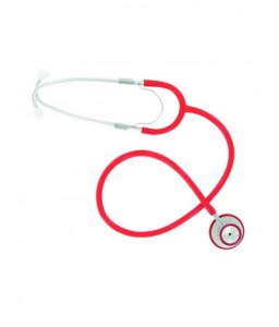 Stéthoscope simple rouge
