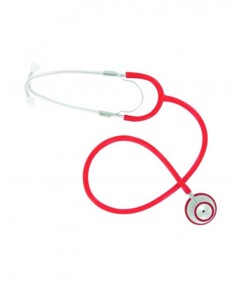 Stéthoscope simple rouge