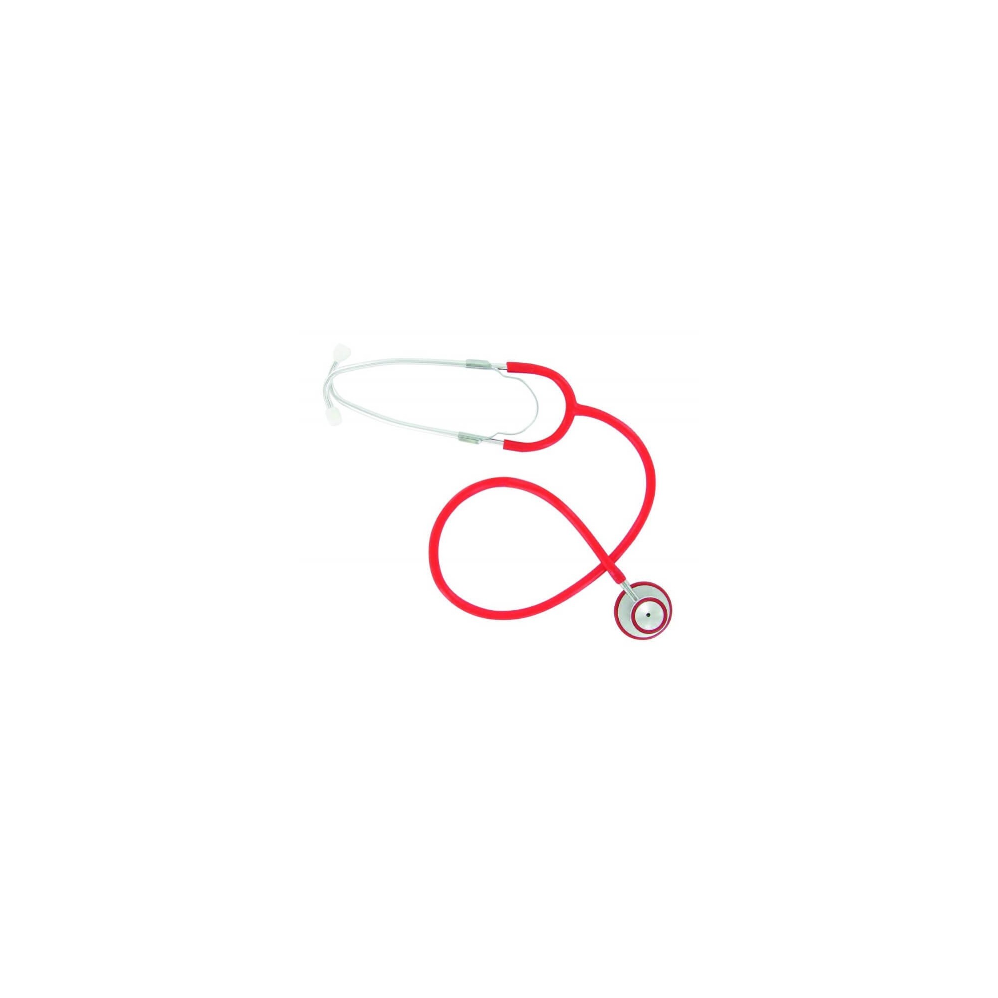 Stéthoscope simple rouge