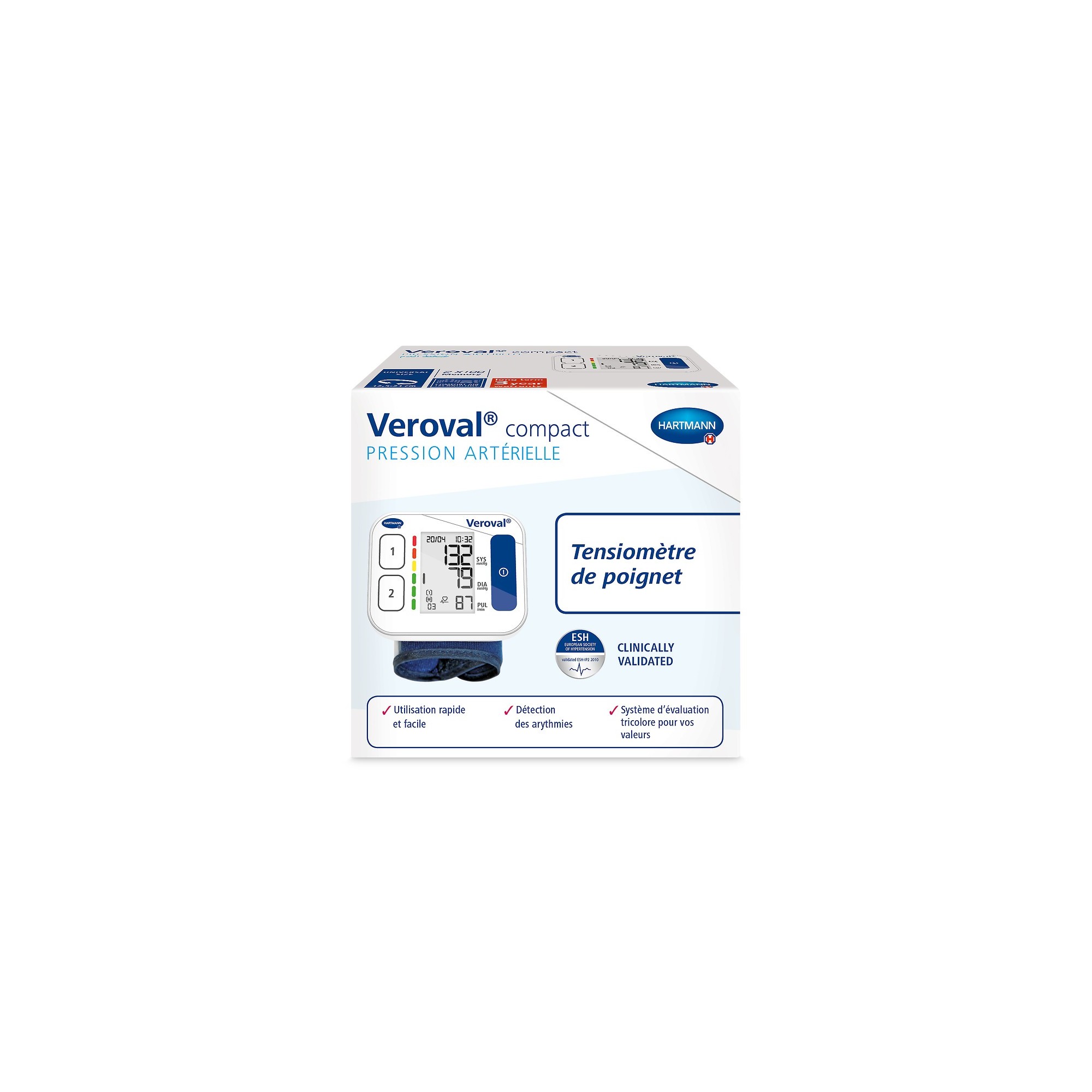 Autotensiomètre compact poignet Veroval - HARTMANN