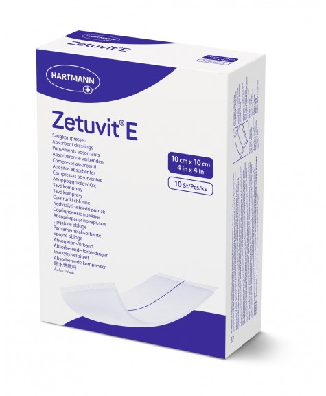 Pansement absorbant Zetuvite E 10x20cm - HARTMANN