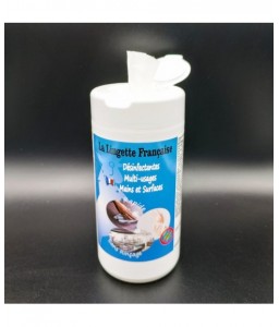 Lingette désinfectante pour mains et  surfaces  BT 100 