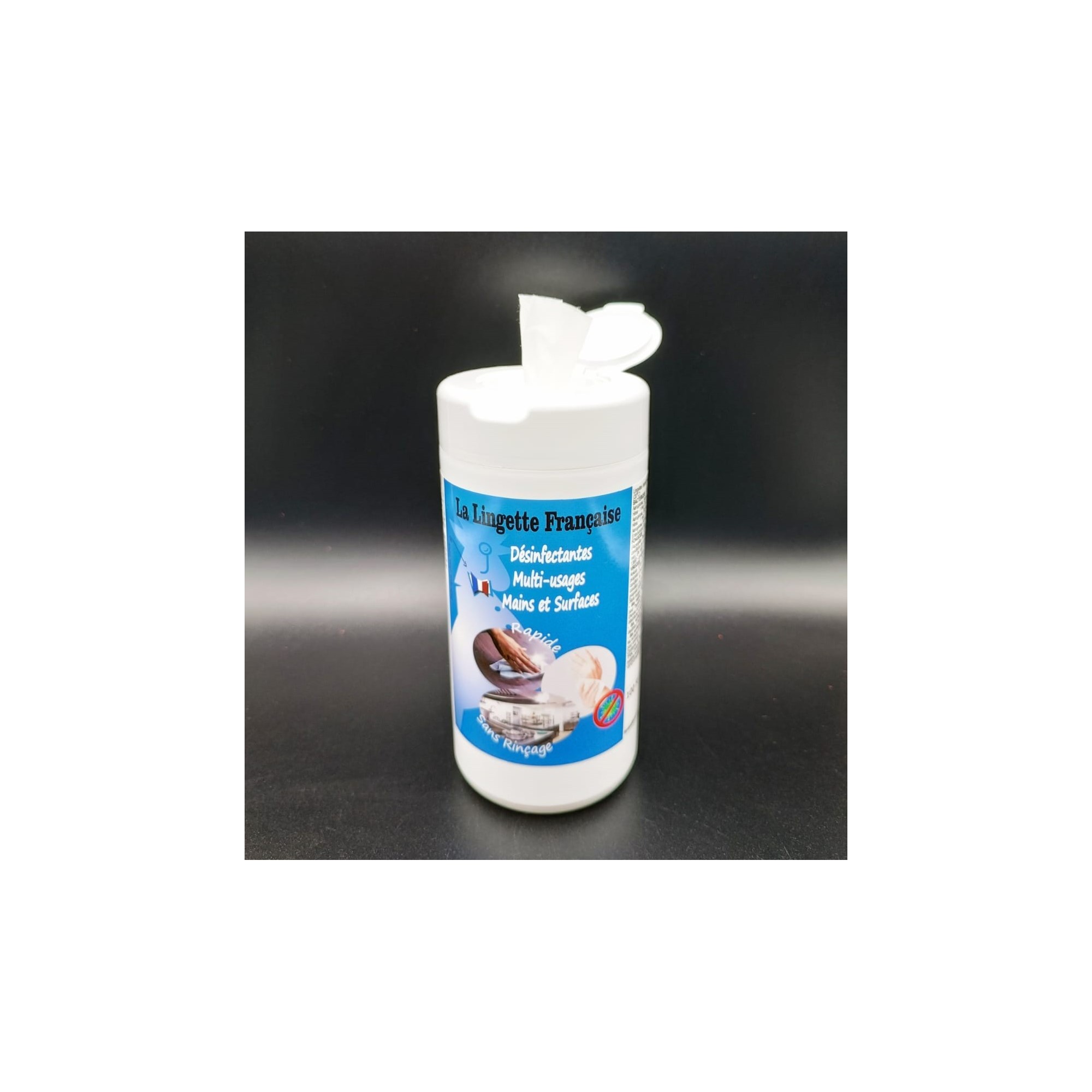 Lingette désinfectante pour mains et  surfaces  BT 100 