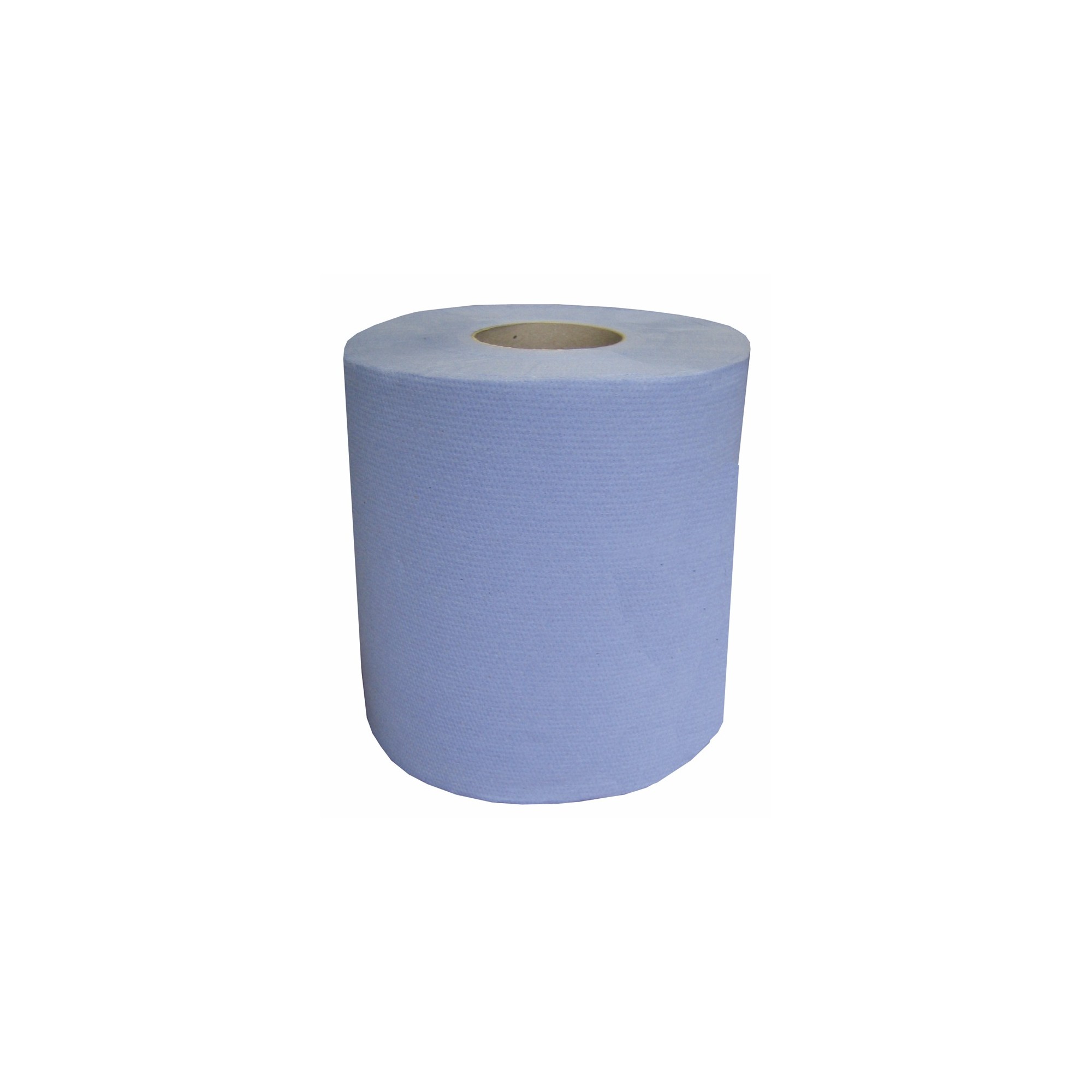Essuie-main central bleu gaufré 450F  PAQ 6 