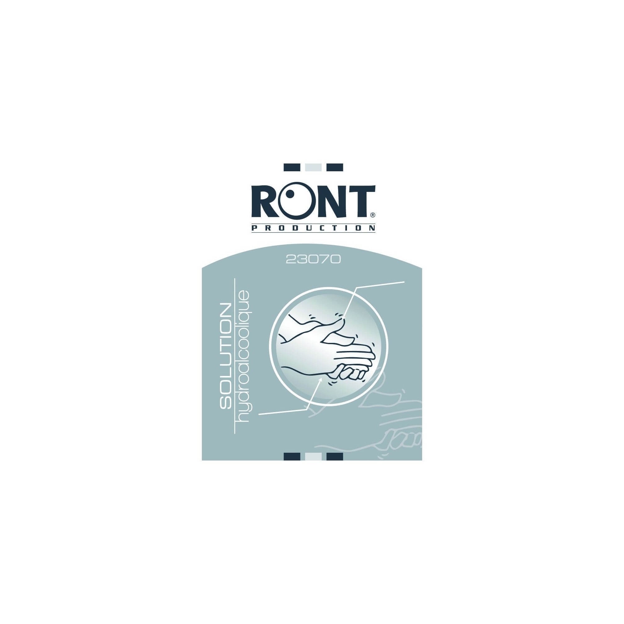 Sachet de 10 lingettes de solution hydroalcoolique - RONT