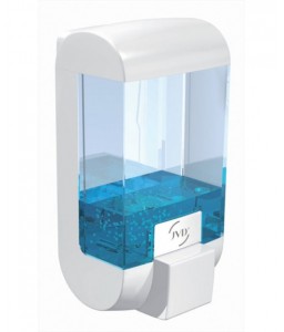 Distributeur savon liquide 800mL ABS blanc