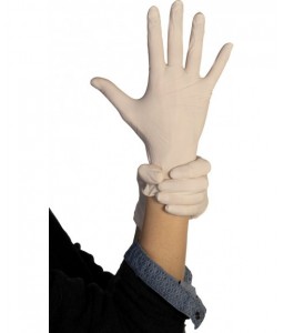 Gant latex poudré transparent en boite de 100