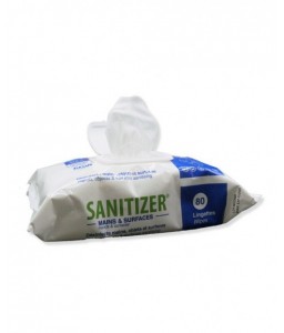 Lingettes désinfectantes mains et surfaces SANITIZER