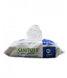 Lingettes désinfectantes mains et surfaces SANITIZER - Accueil - 4