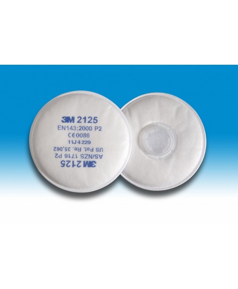 2 Filtres anti-poussière P2SL 2135 pour masques séries 6000 6500 et 7000 - 3M