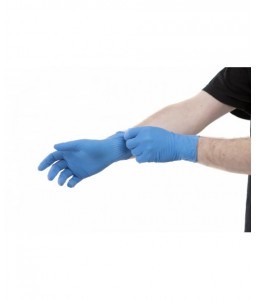 Gant  d'examen nitrile NP bleu  BTE 100 