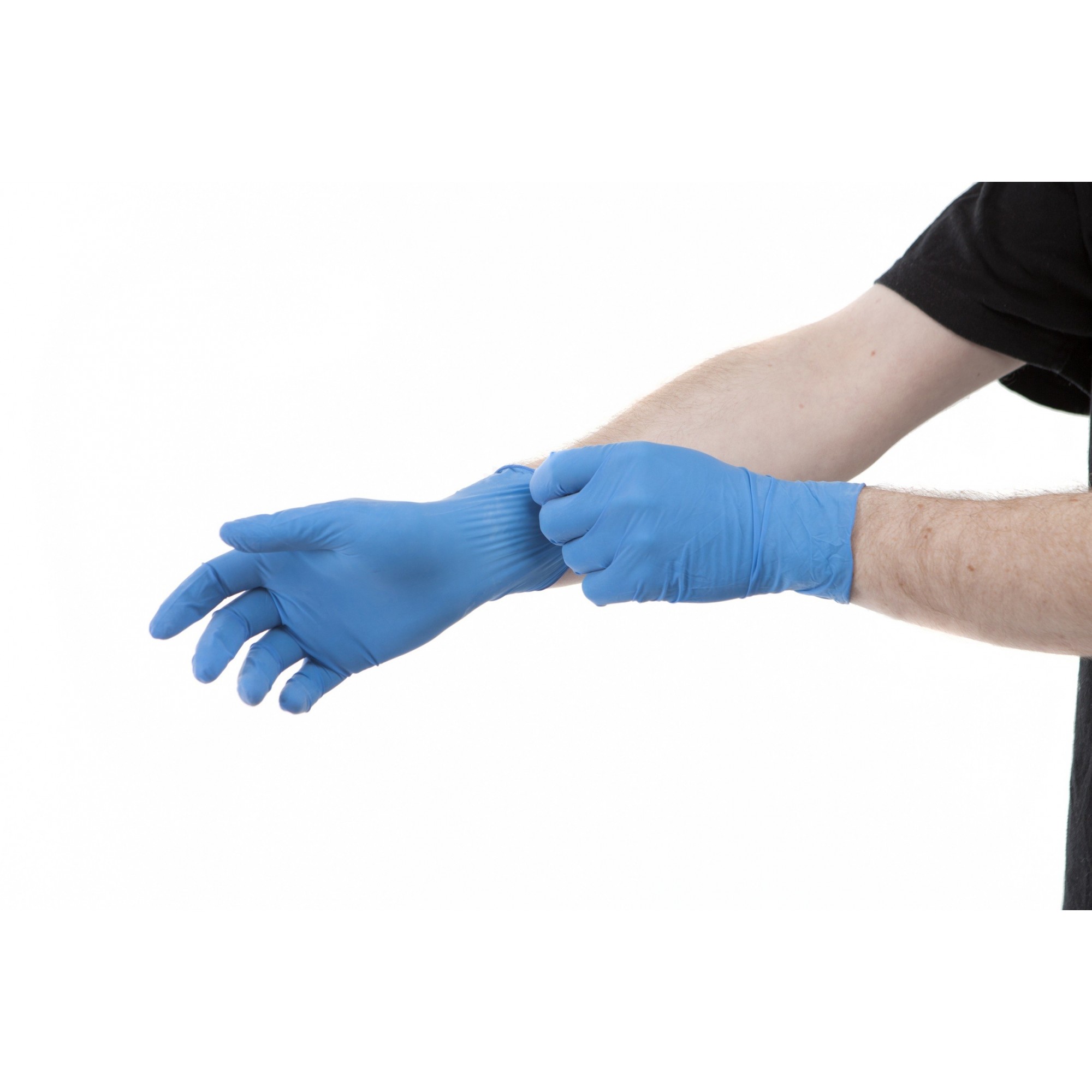 Gant  d'examen nitrile NP bleu  BTE 100 