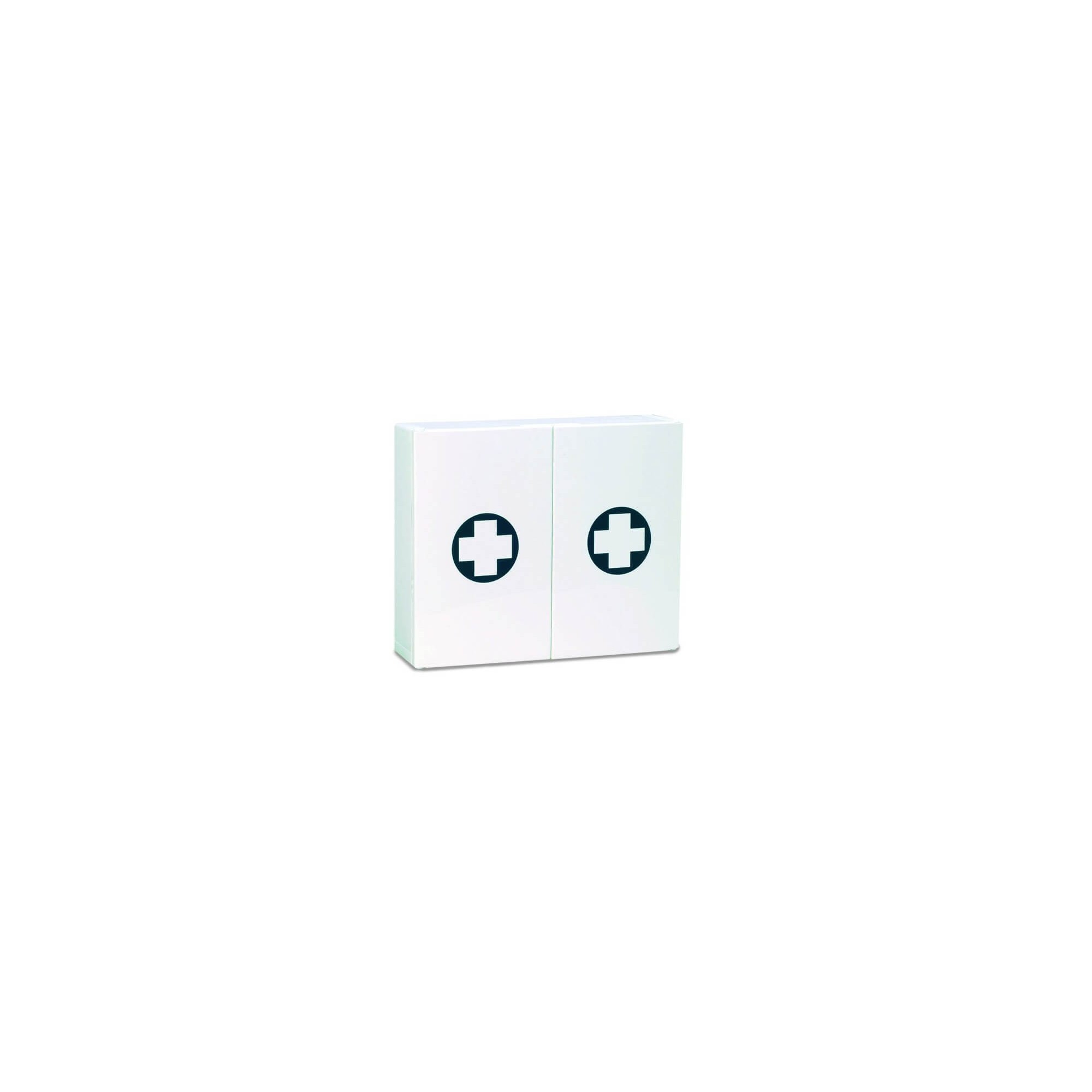 Armoire infirmerie plastique 2 portes vide