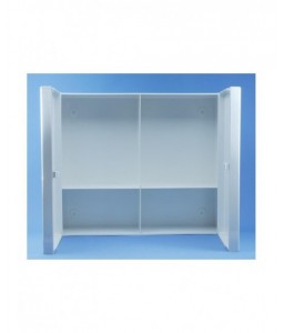 Armoire infirmerie plastique 2 portes vide - Armoires à pharmacie vides - 2