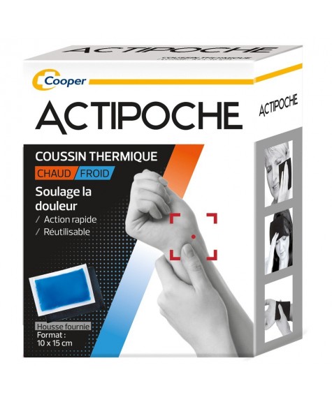 Coussin thermique réutilisable chaud/froid 10X15 - COOPER