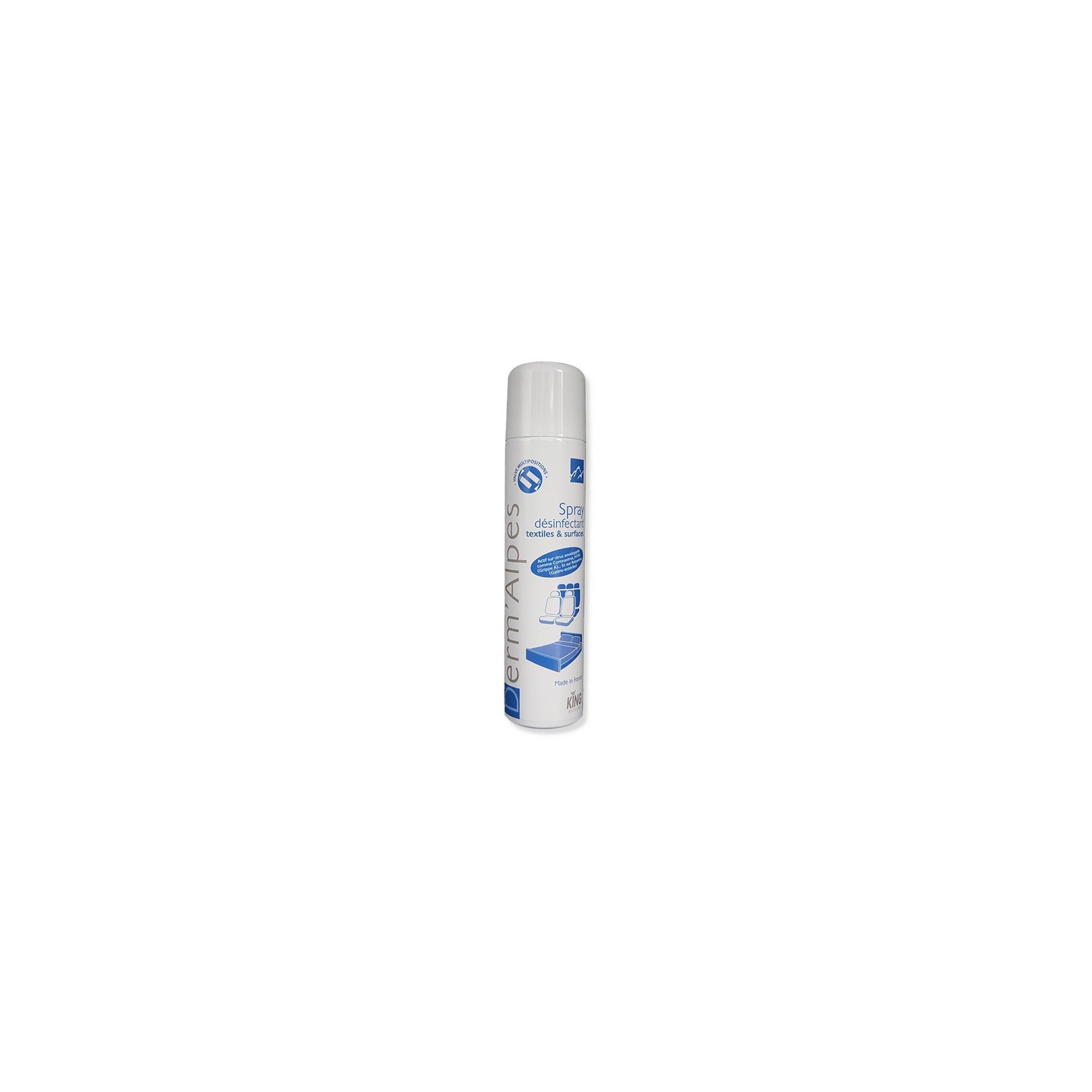 Spray désinfectant textiles & surfaces 300mL KING - DERM_ALPES